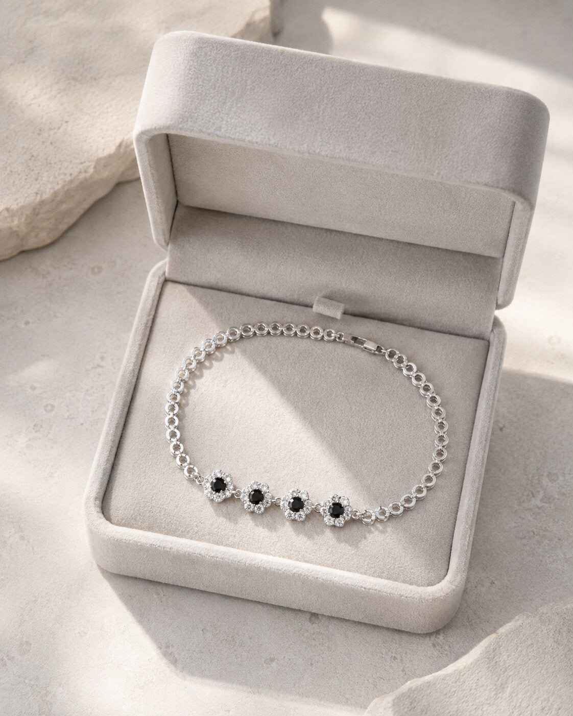 Noir Bloom Bracelet