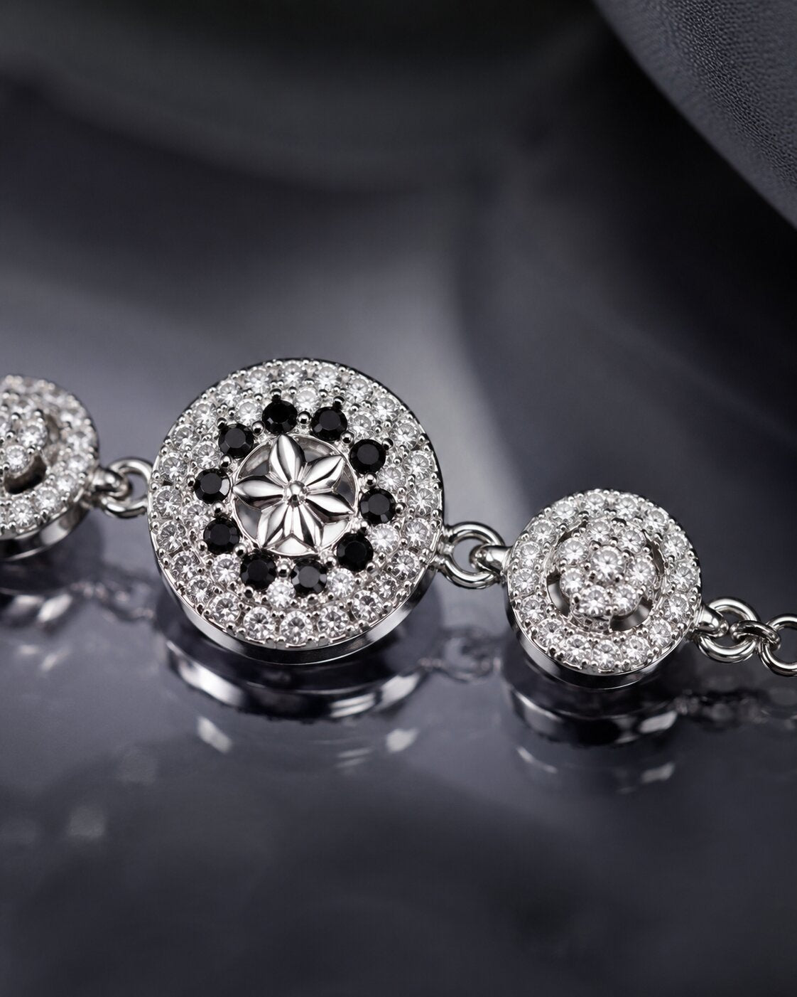 Midnight Halo Elegance Bracelet