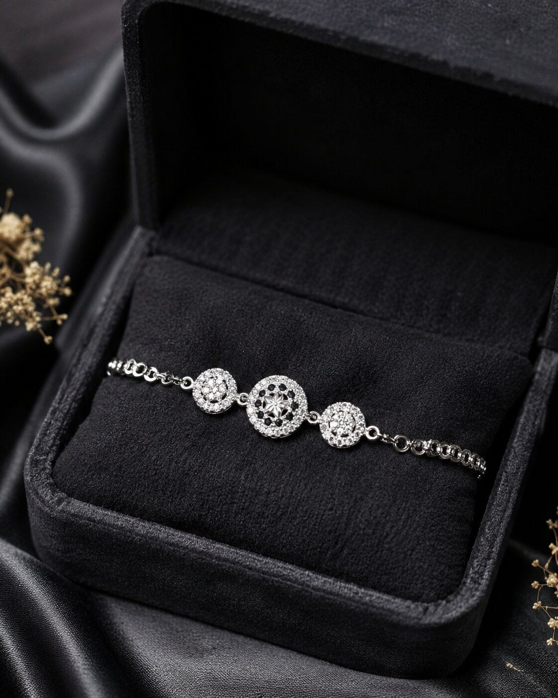 Midnight Halo Elegance Bracelet