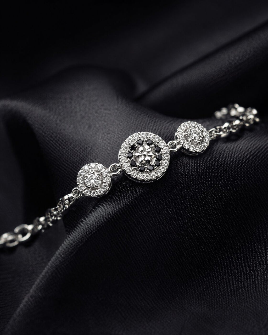 Midnight Halo Elegance Bracelet