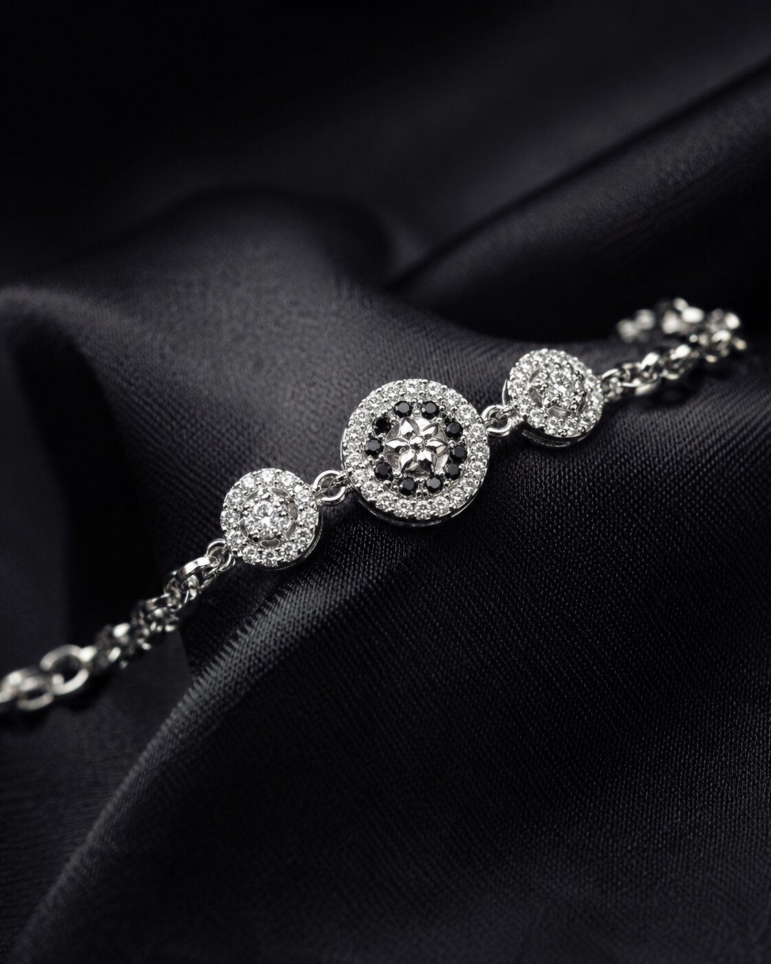 Midnight Halo Elegance Bracelet