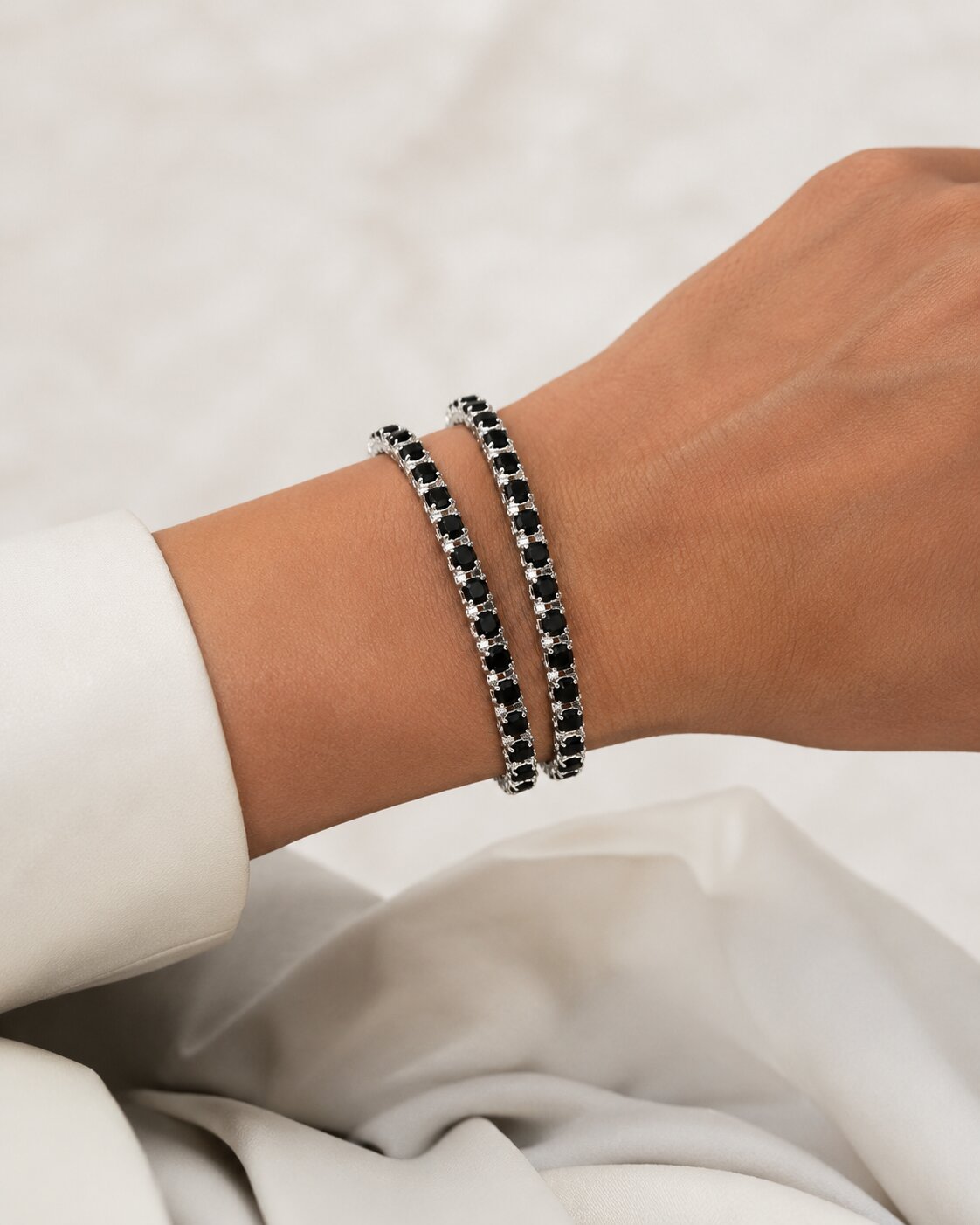Midnight Royale Twin Bangle Set