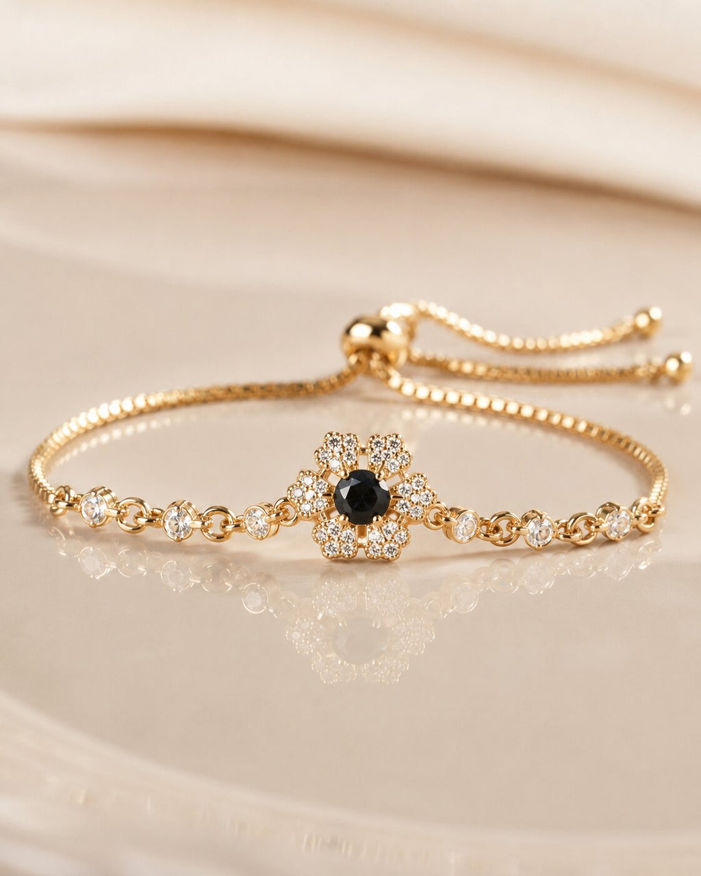 Noir Bloom Radiance Bracelet