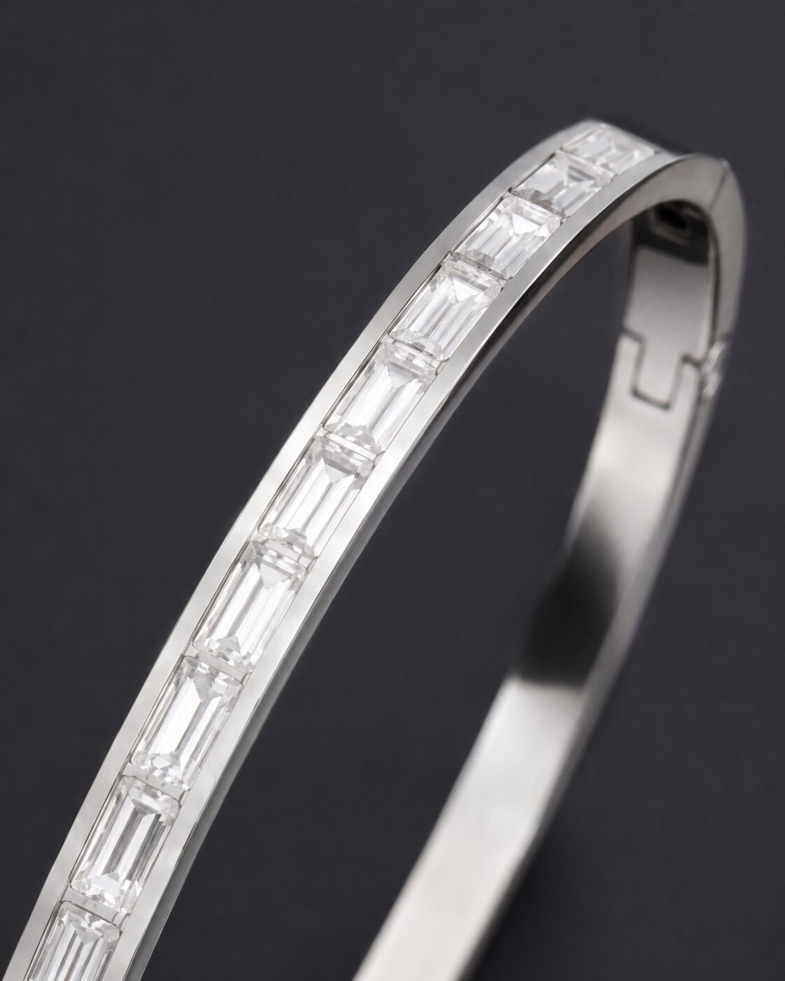 Vellora Ice Prism Baguette Bangle