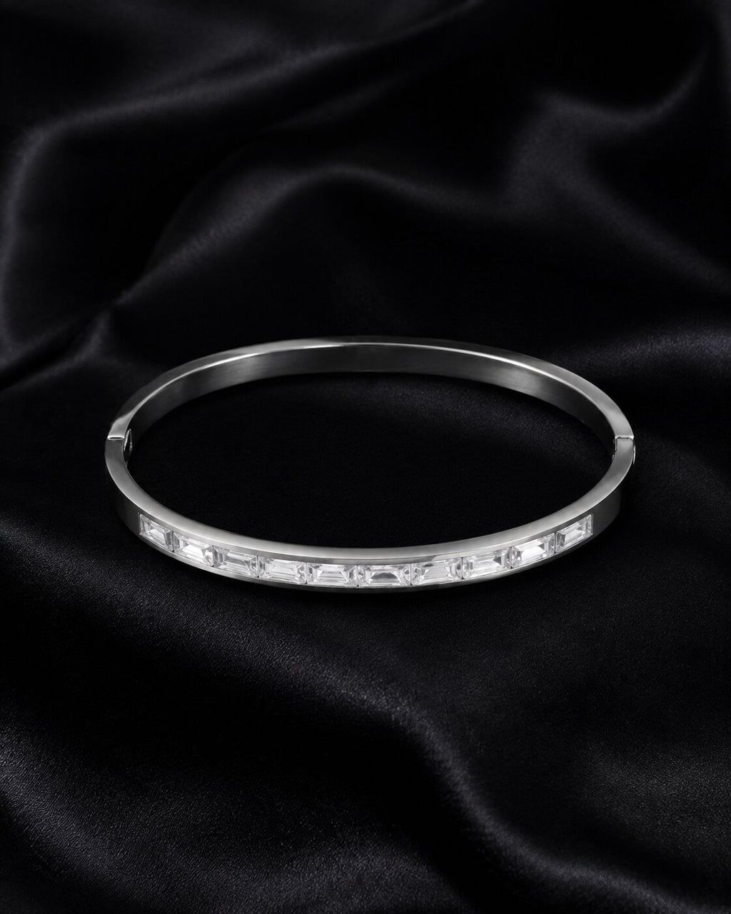 Vellora Ice Prism Baguette Bangle