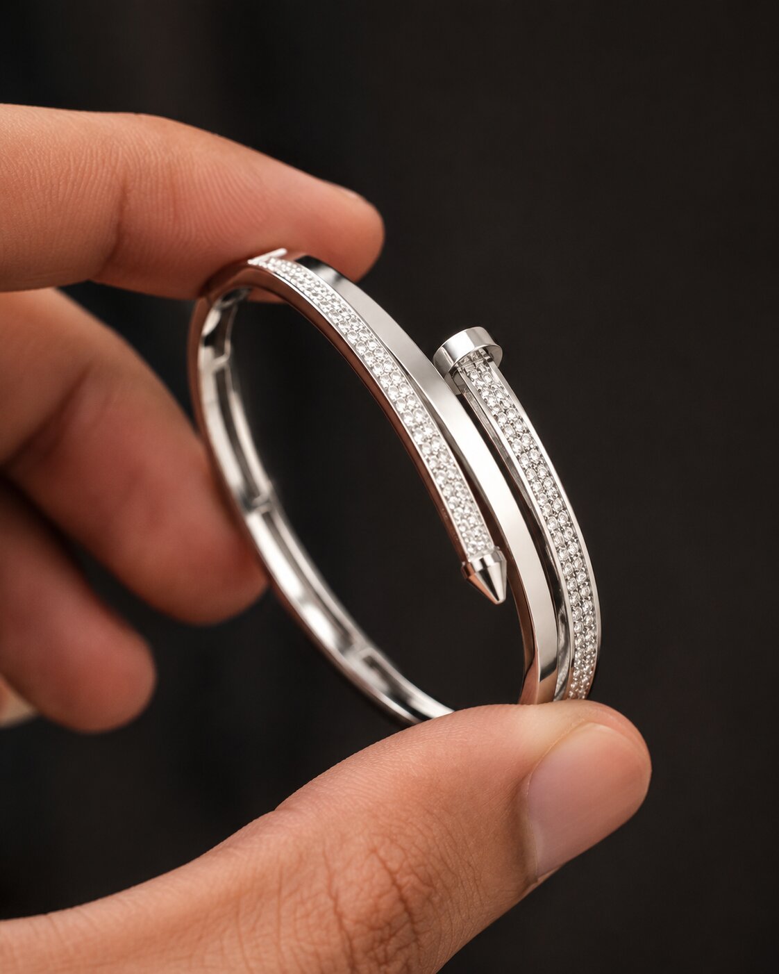 Éclat Nail Wrap Crystal Bangle