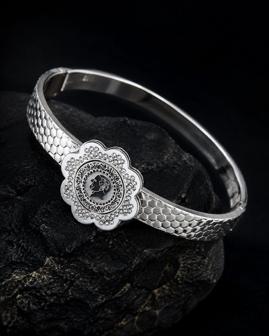 Imperial Halo Medallion Bangle