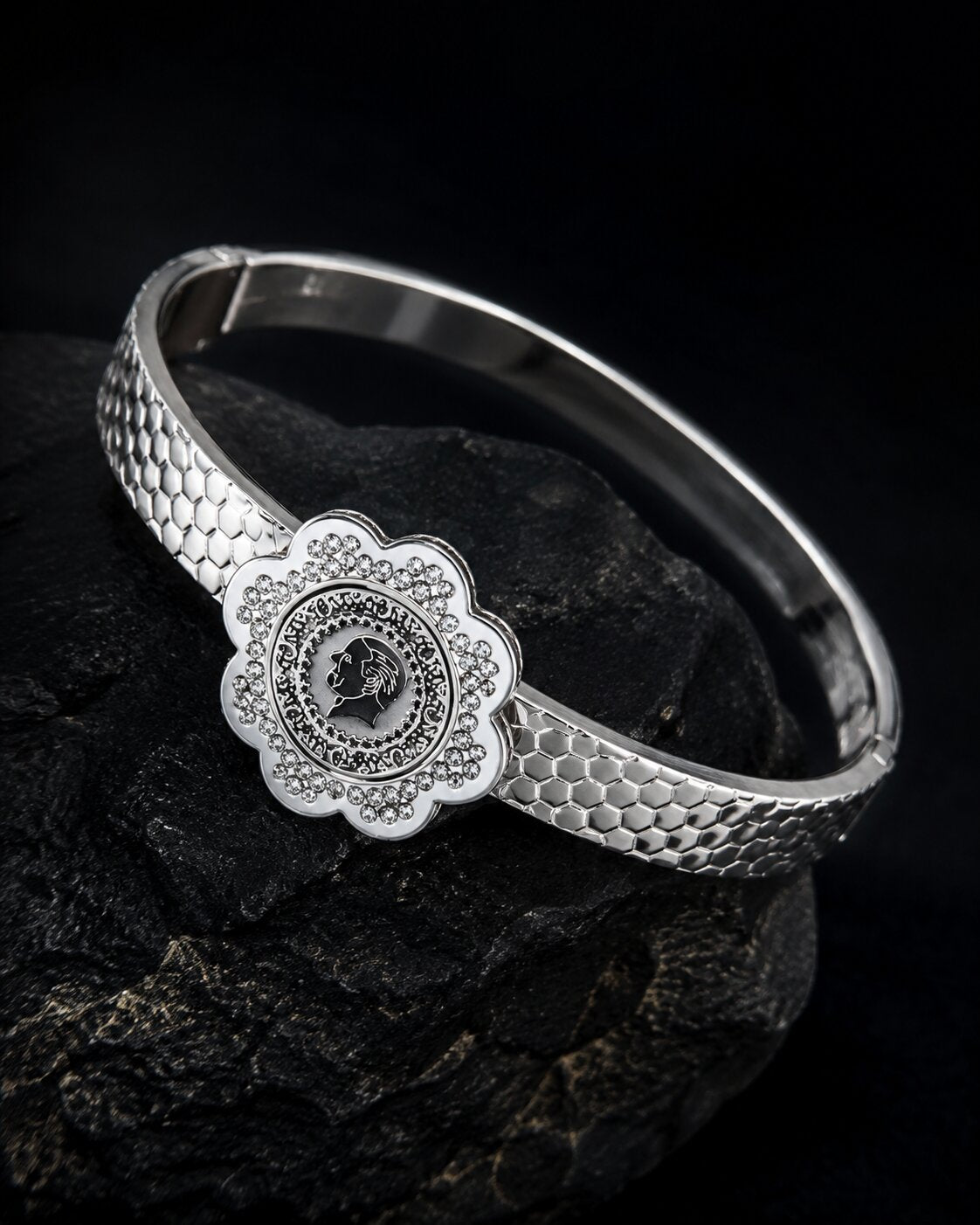 Imperial Halo Medallion Bangle