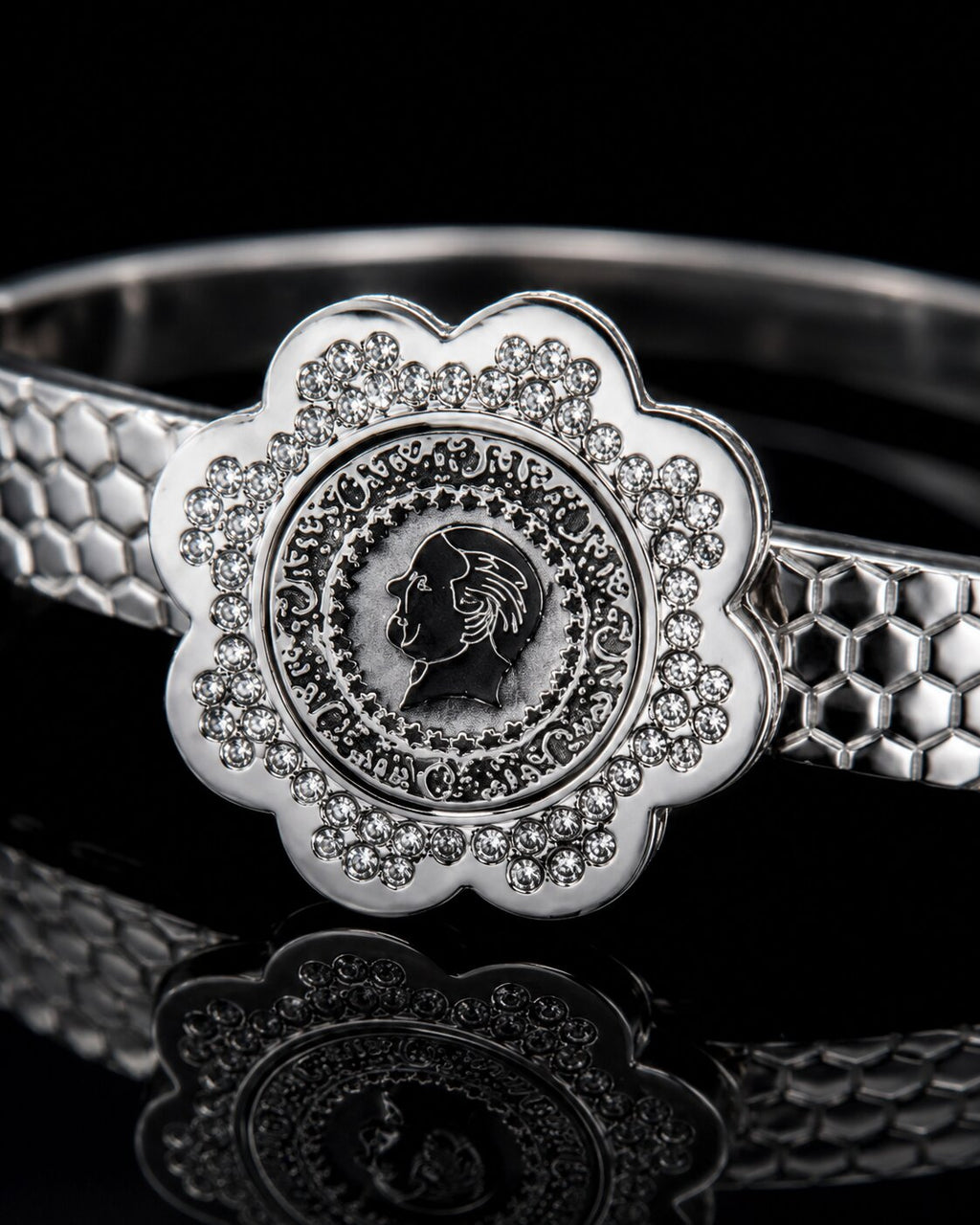 Imperial Halo Medallion Bangle