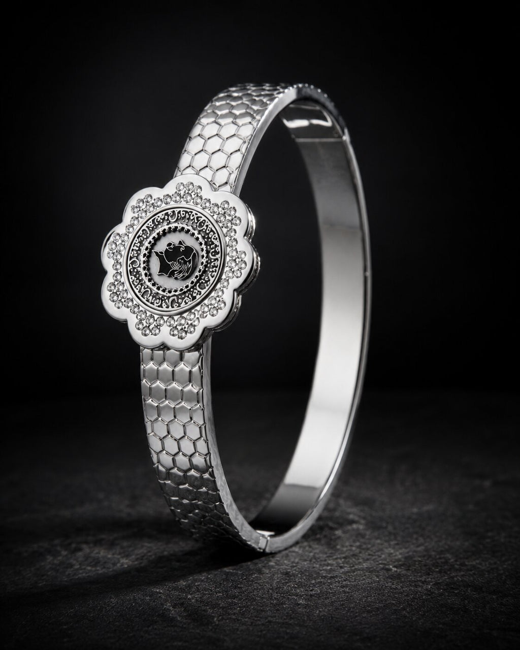 Imperial Halo Medallion Bangle