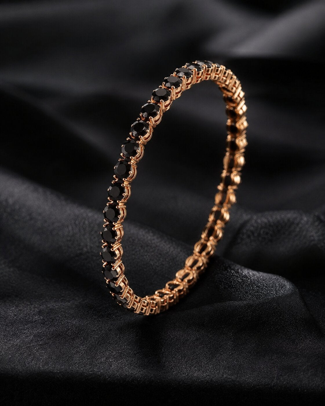 Noir Rosé Eternity Bracelet