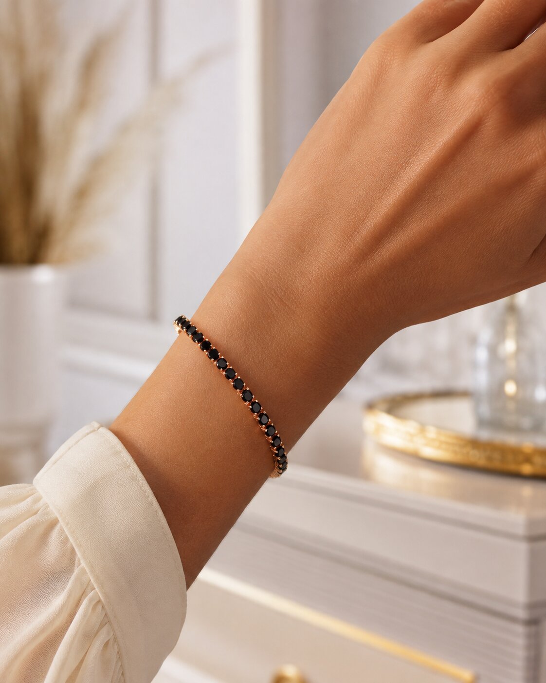 Noir Rosé Eternity Bracelet