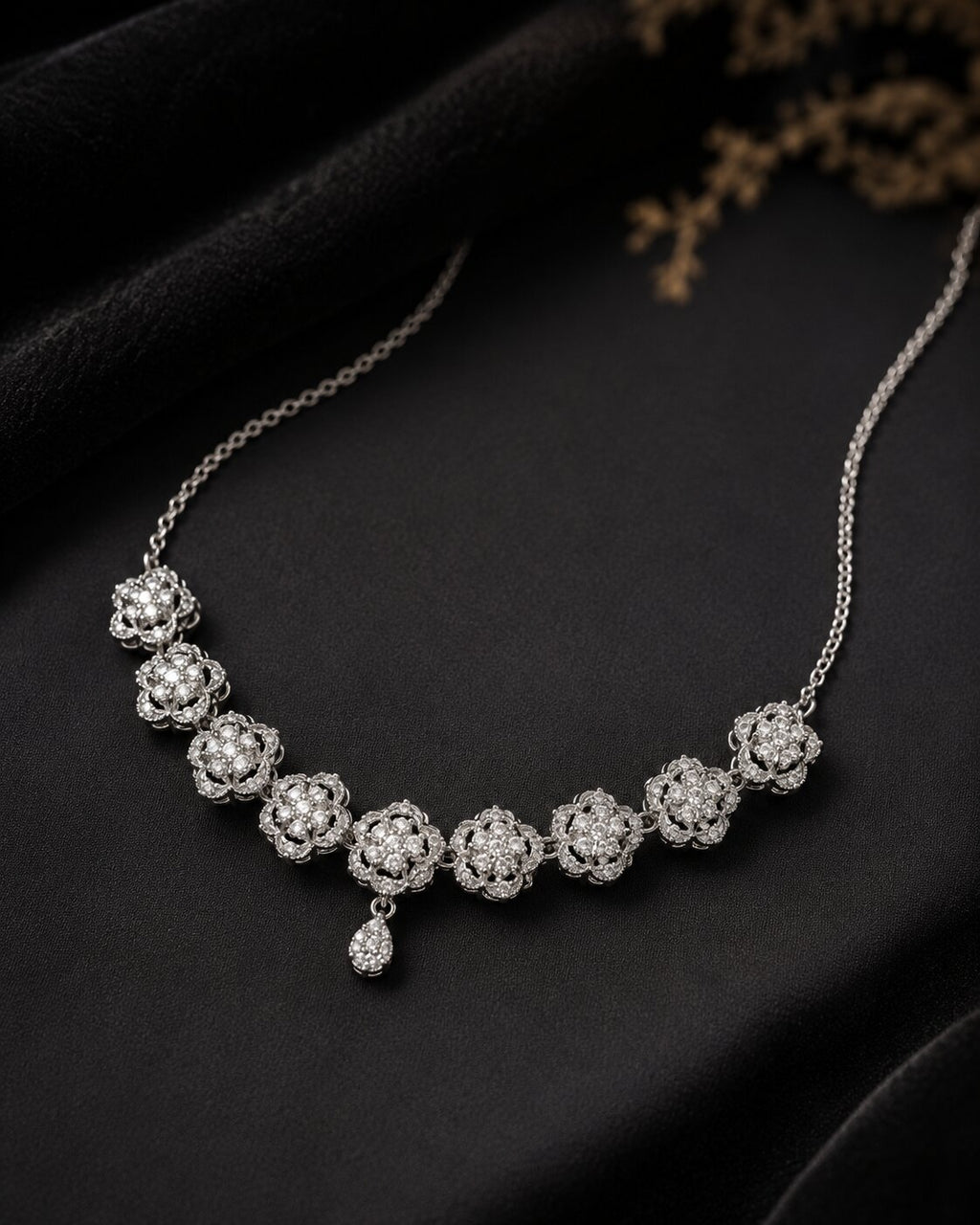 Celeste Bloom Necklace & Earring Set