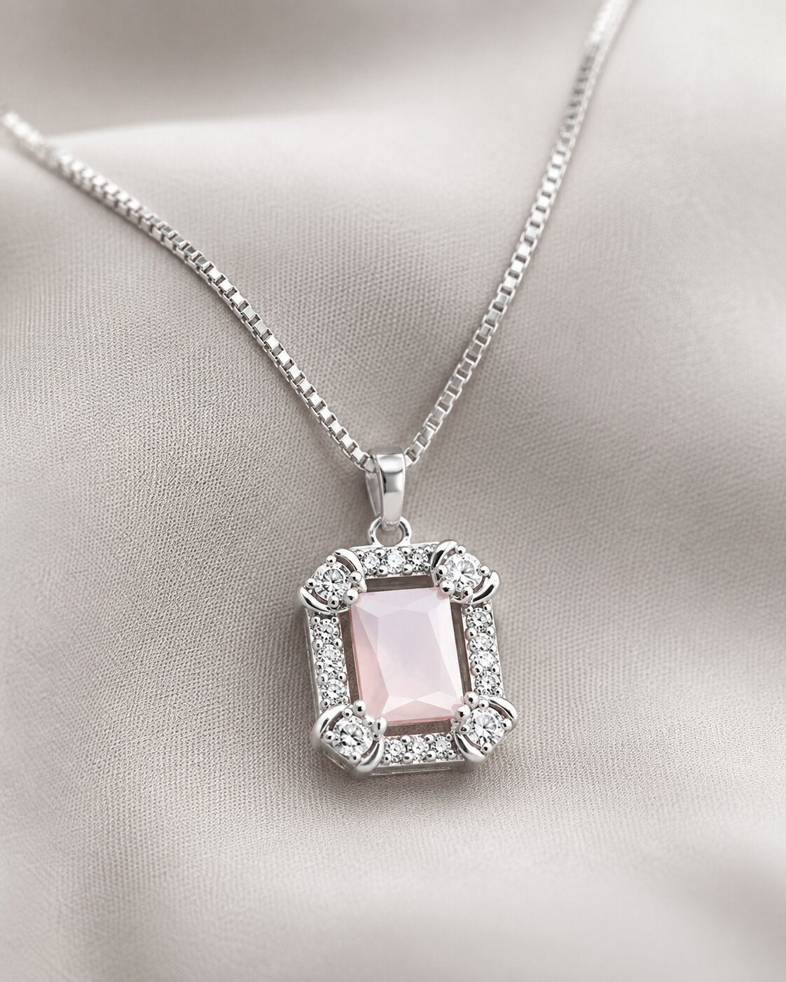 Blush Royale Crystal Locket