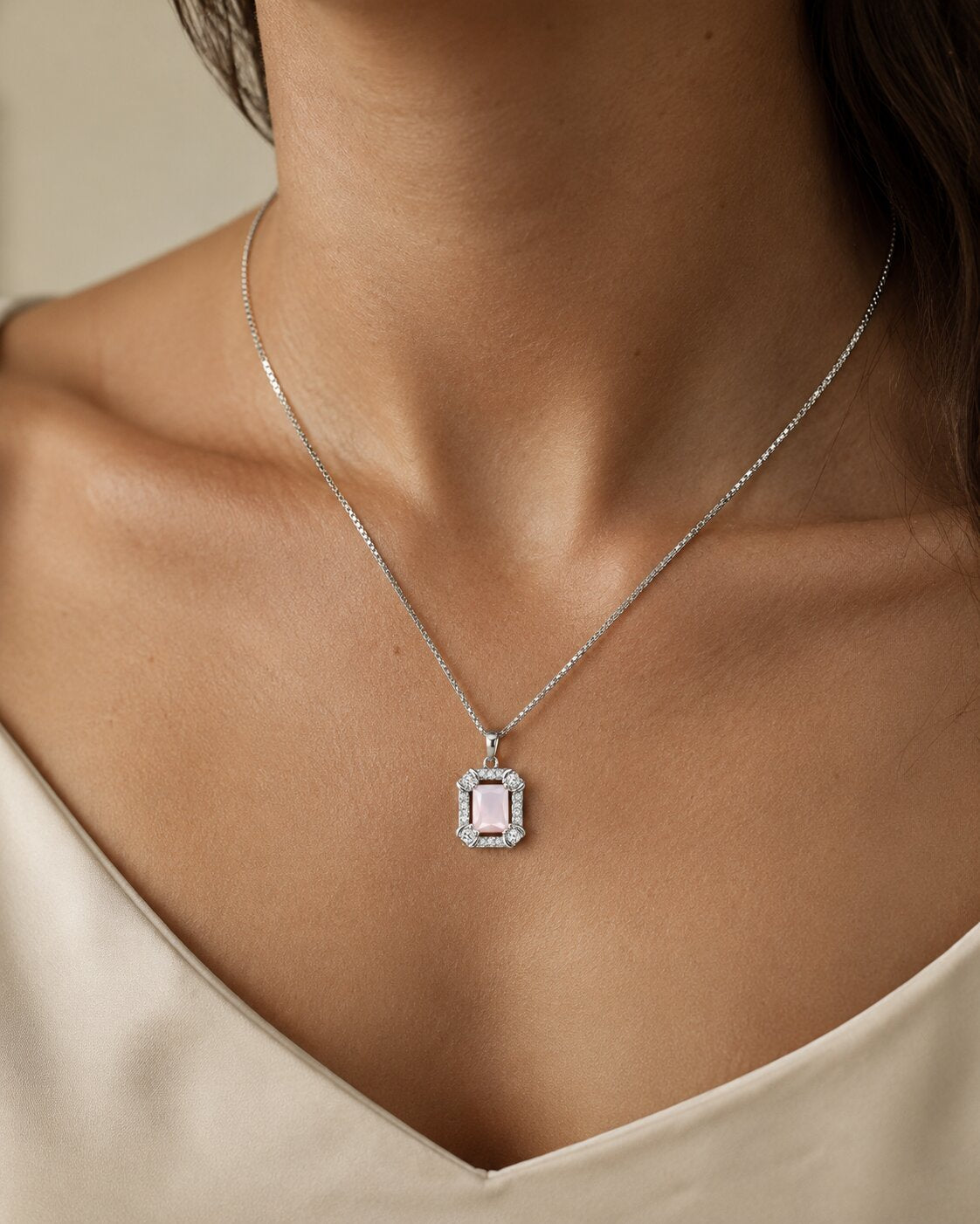 Blush Royale Crystal Locket