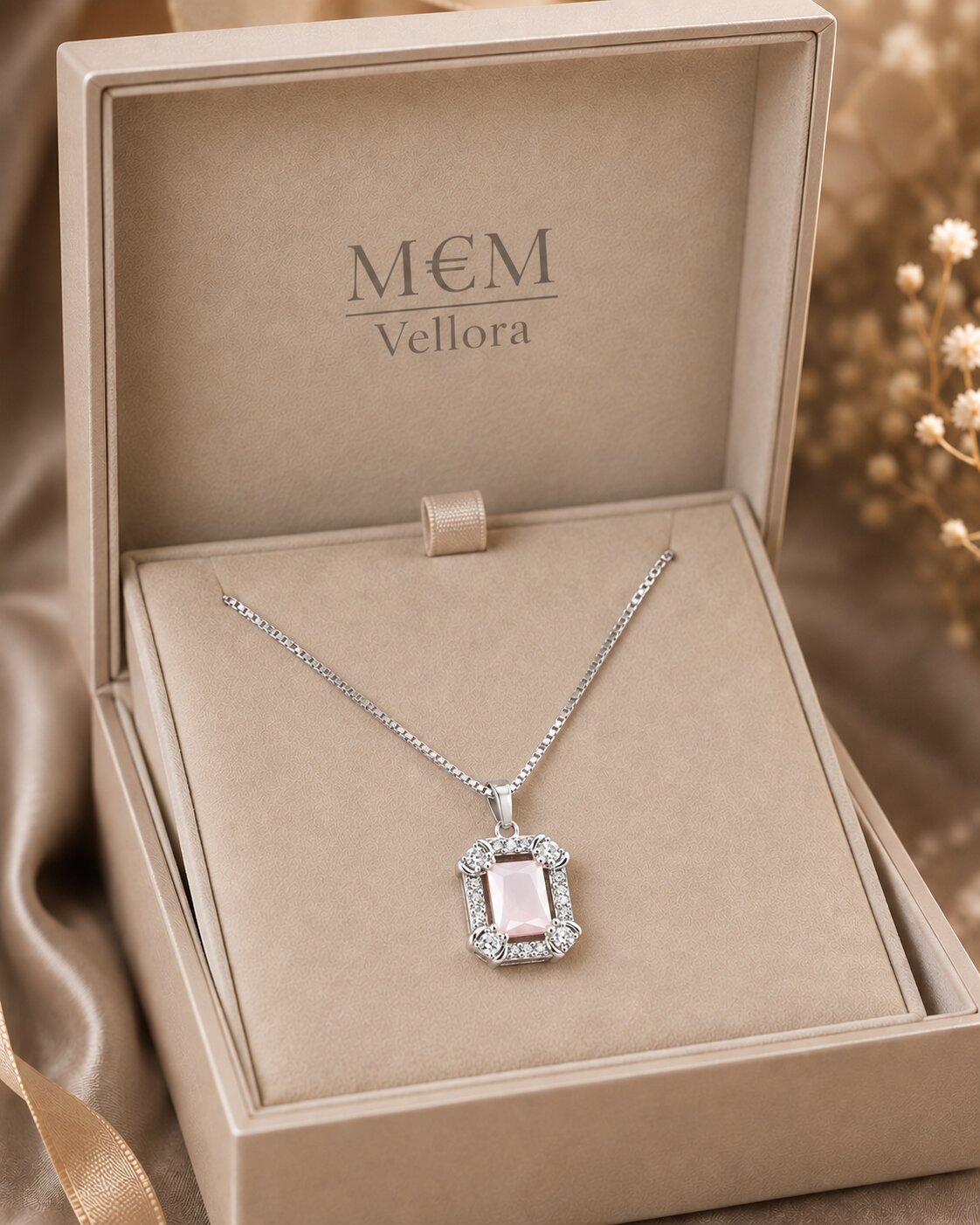 Blush Royale Crystal Locket