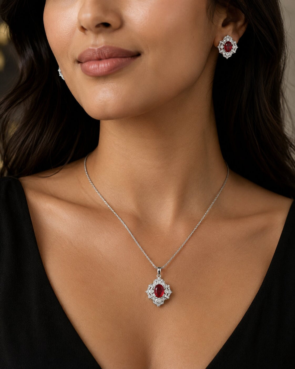 Crimson Royale Jewelry Set
