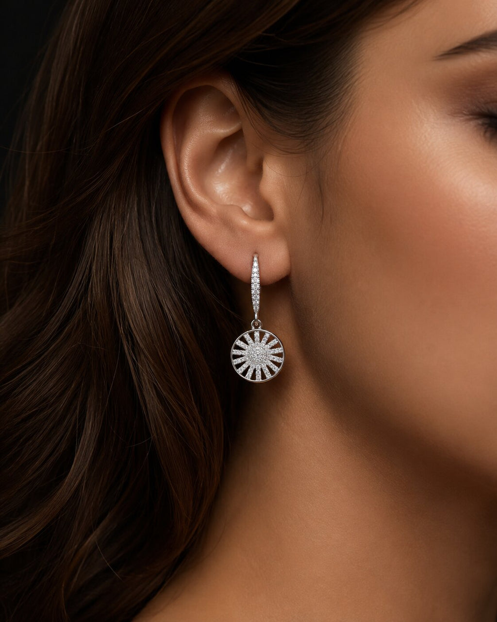 Luna Radiance Locket & Earrings Set
