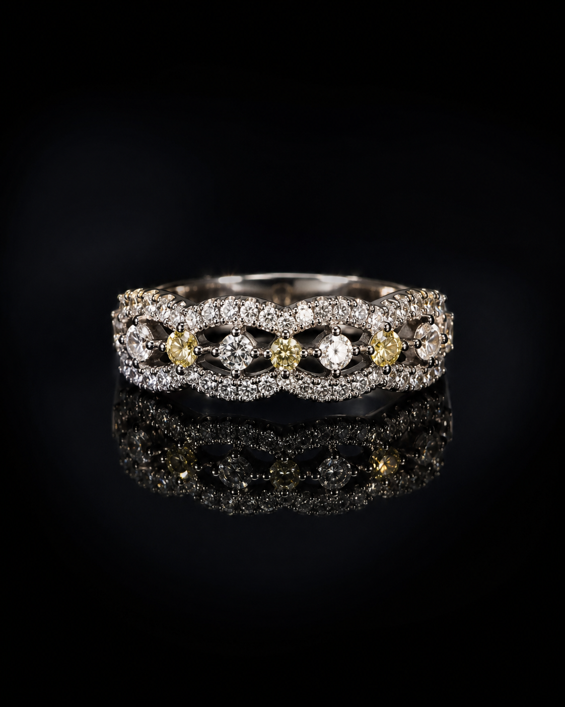 Liora Twist Crystal Ring