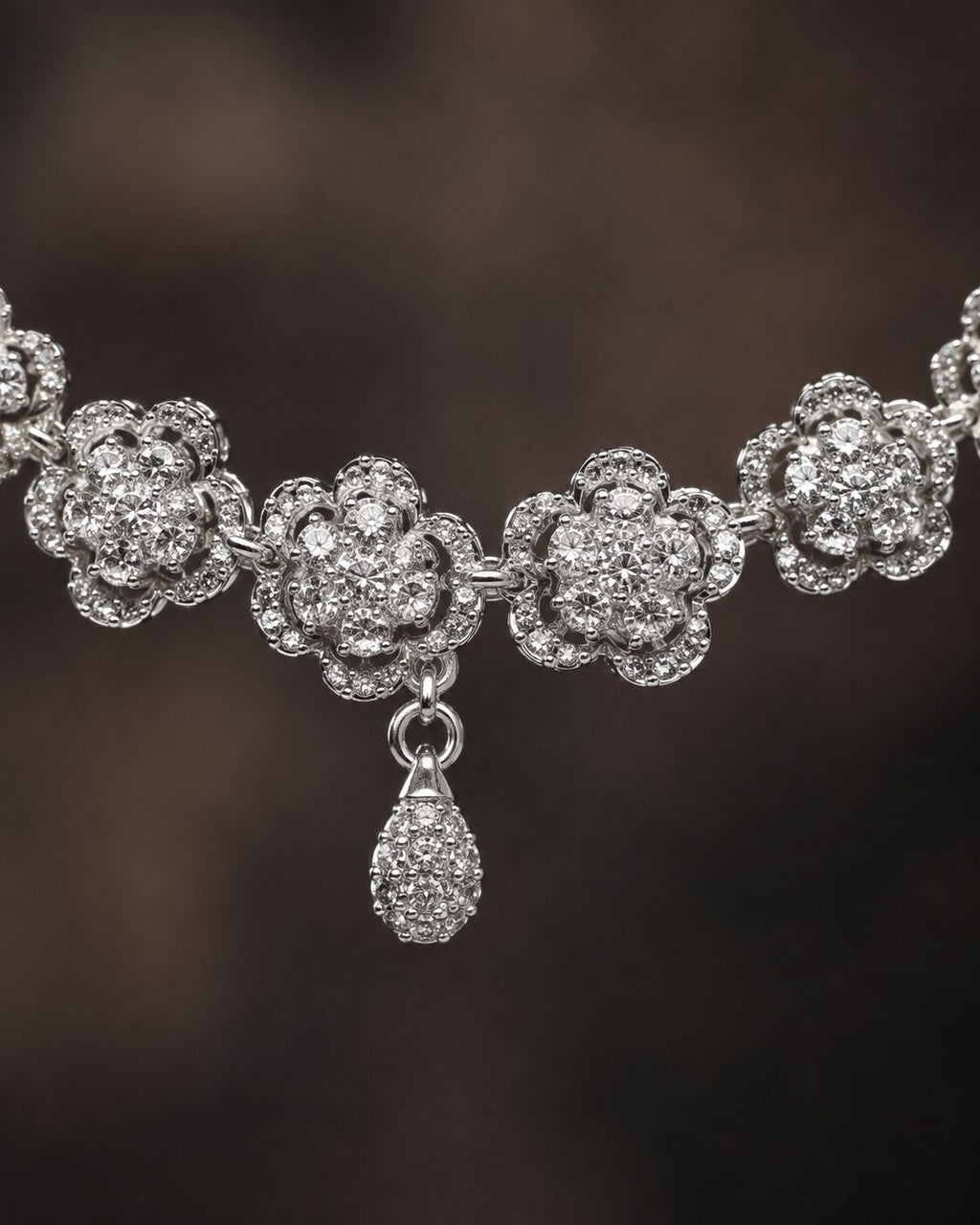 Celeste Bloom Necklace & Earring Set