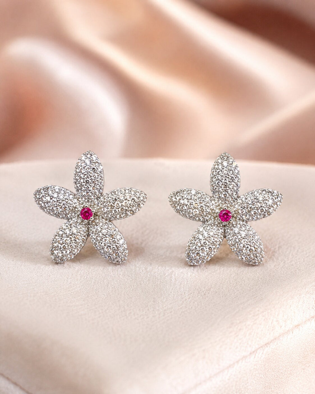 Petalia Bloom Locket & Earrings Set